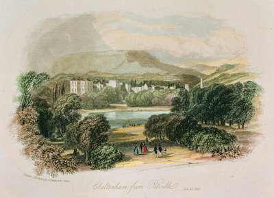 Cheltenham: from Pittville, 1841 by English School